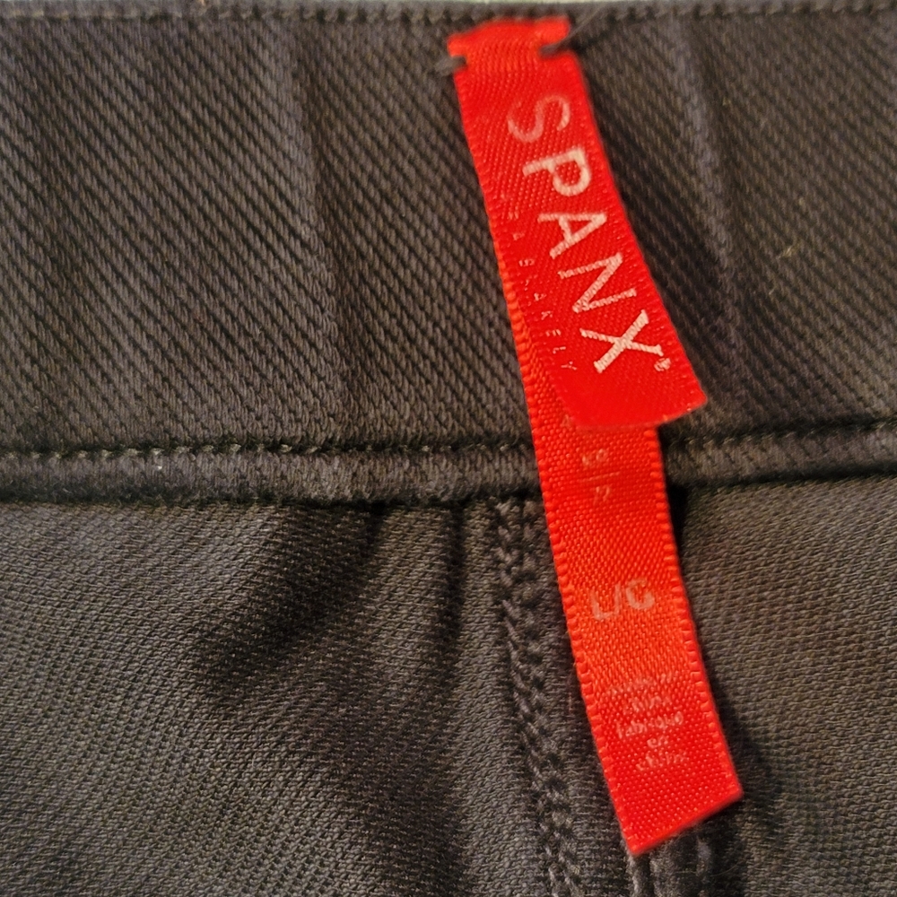 Spanx Pull Up Pants- Black- Size Large - Picture 3 of 3